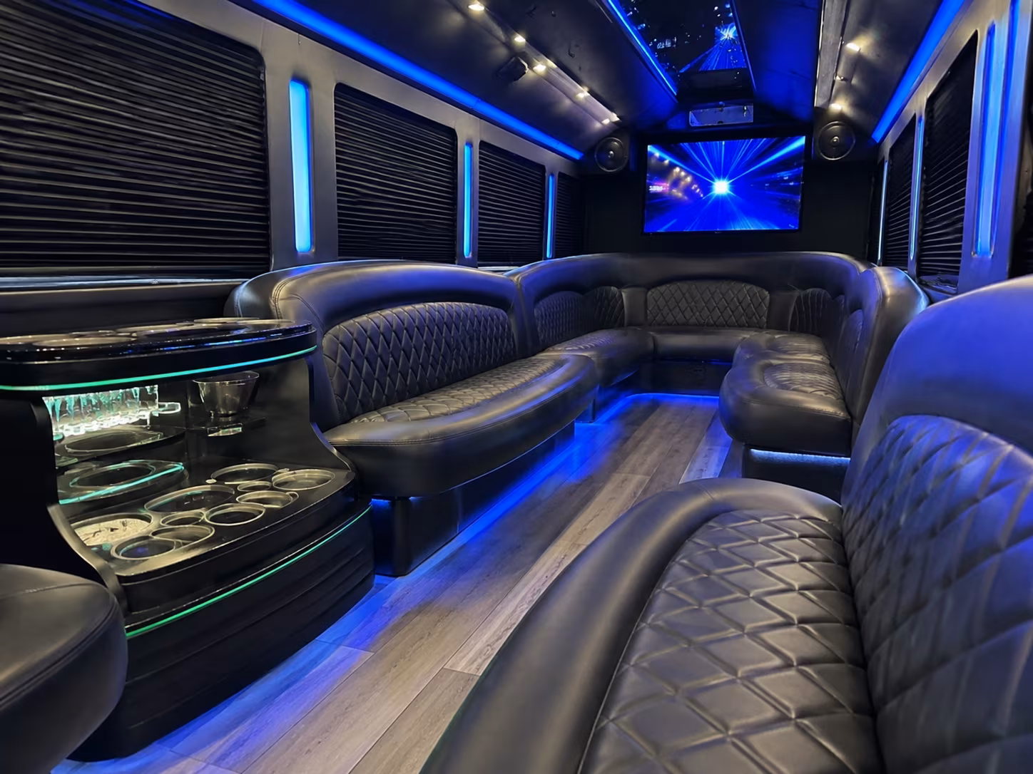 bridal party bus rentals for wedding day transportation in santa clarita