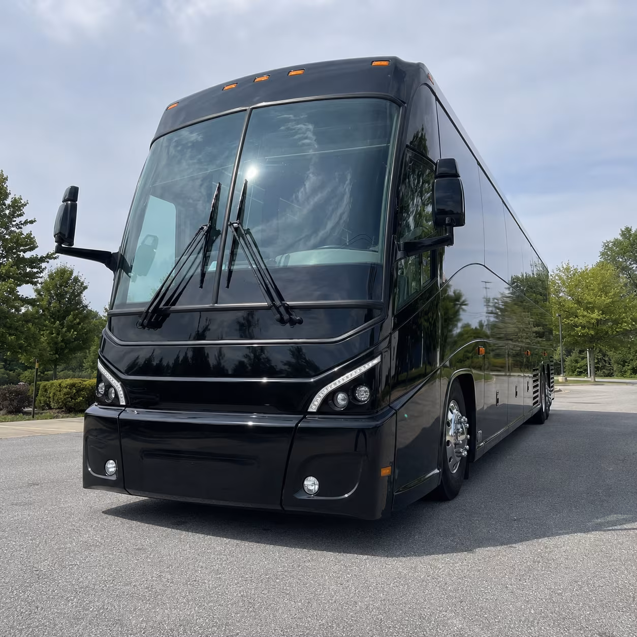 lax charter bus rentals for santa clarita groups