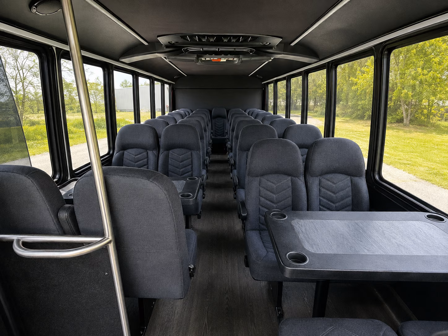 santa clarita 15 passenger minibus inside