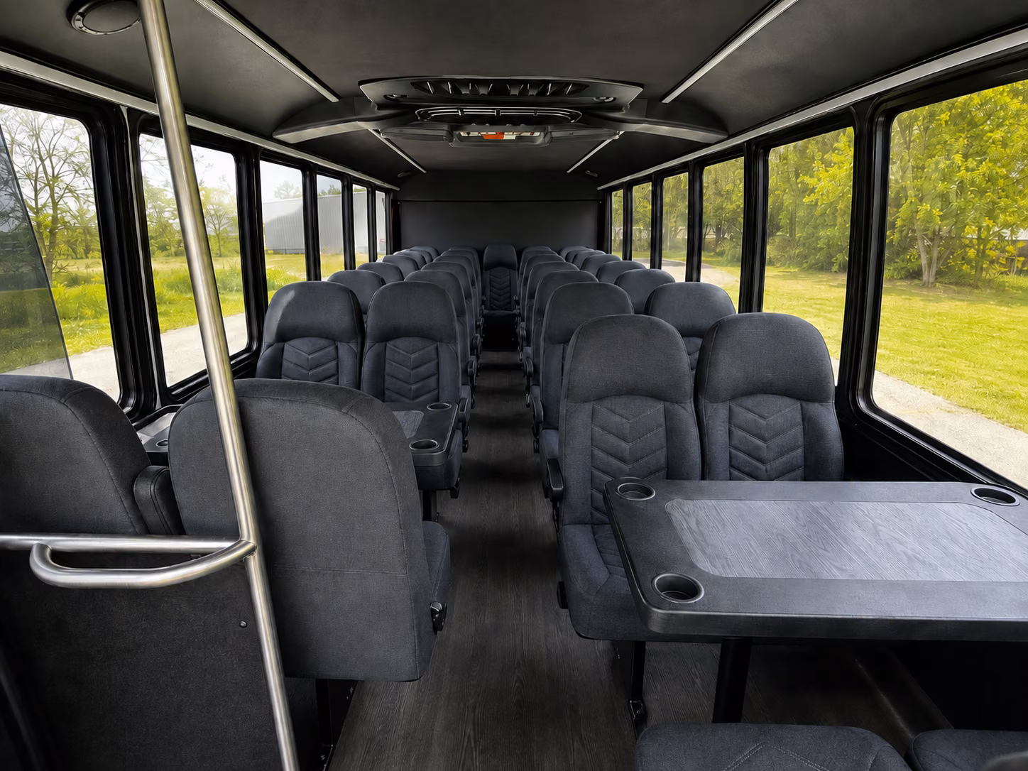 santa clarita 18 passenger minibus interior