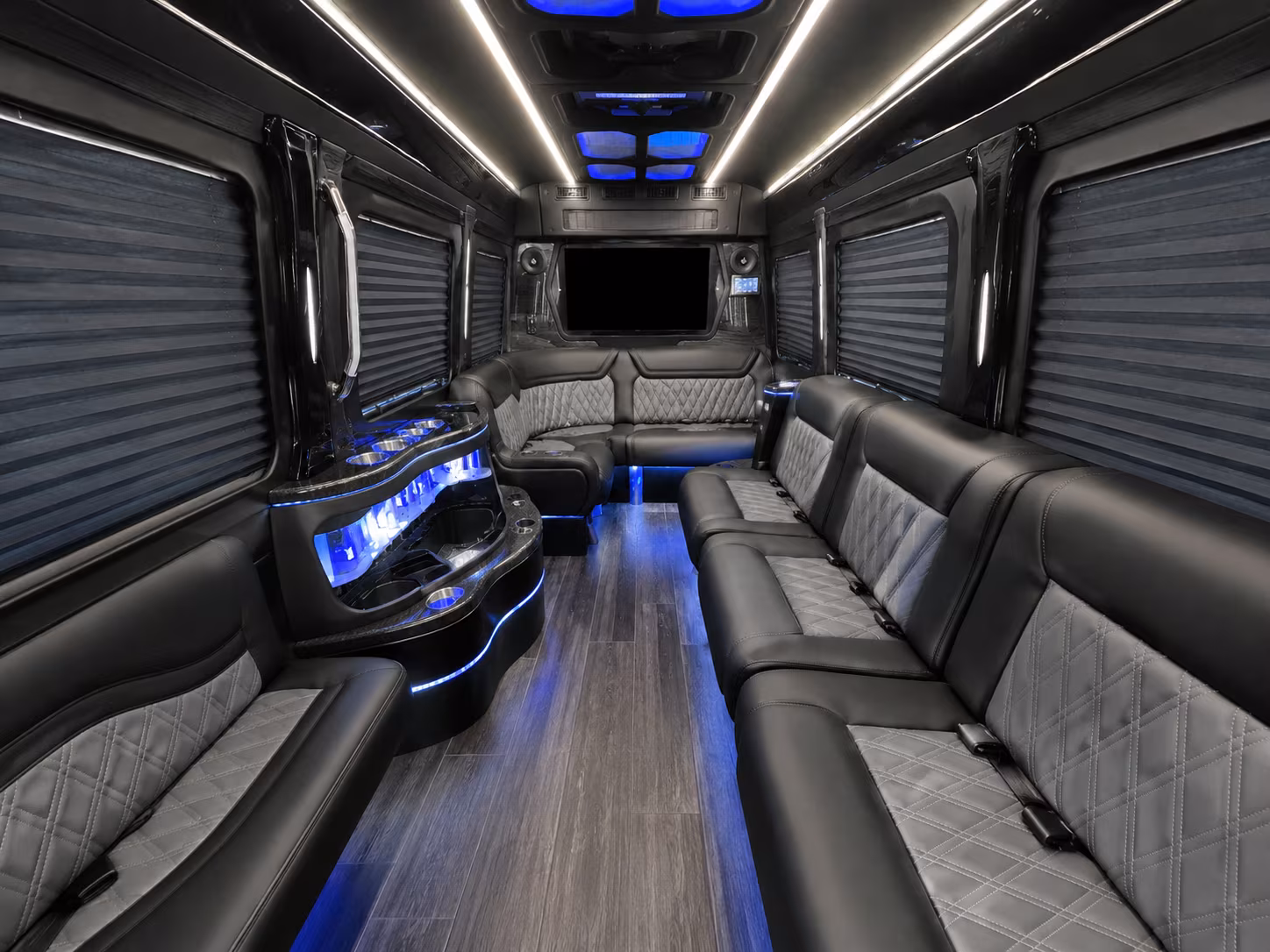 santa clarita sprinter limousine inside