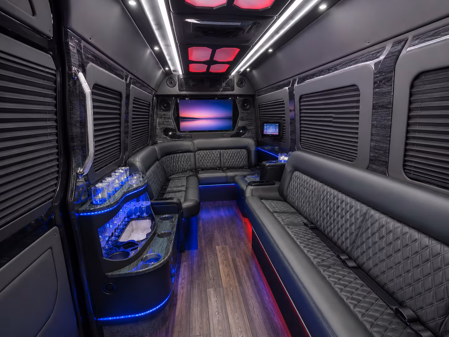 santa clarita sprinter limousine interior