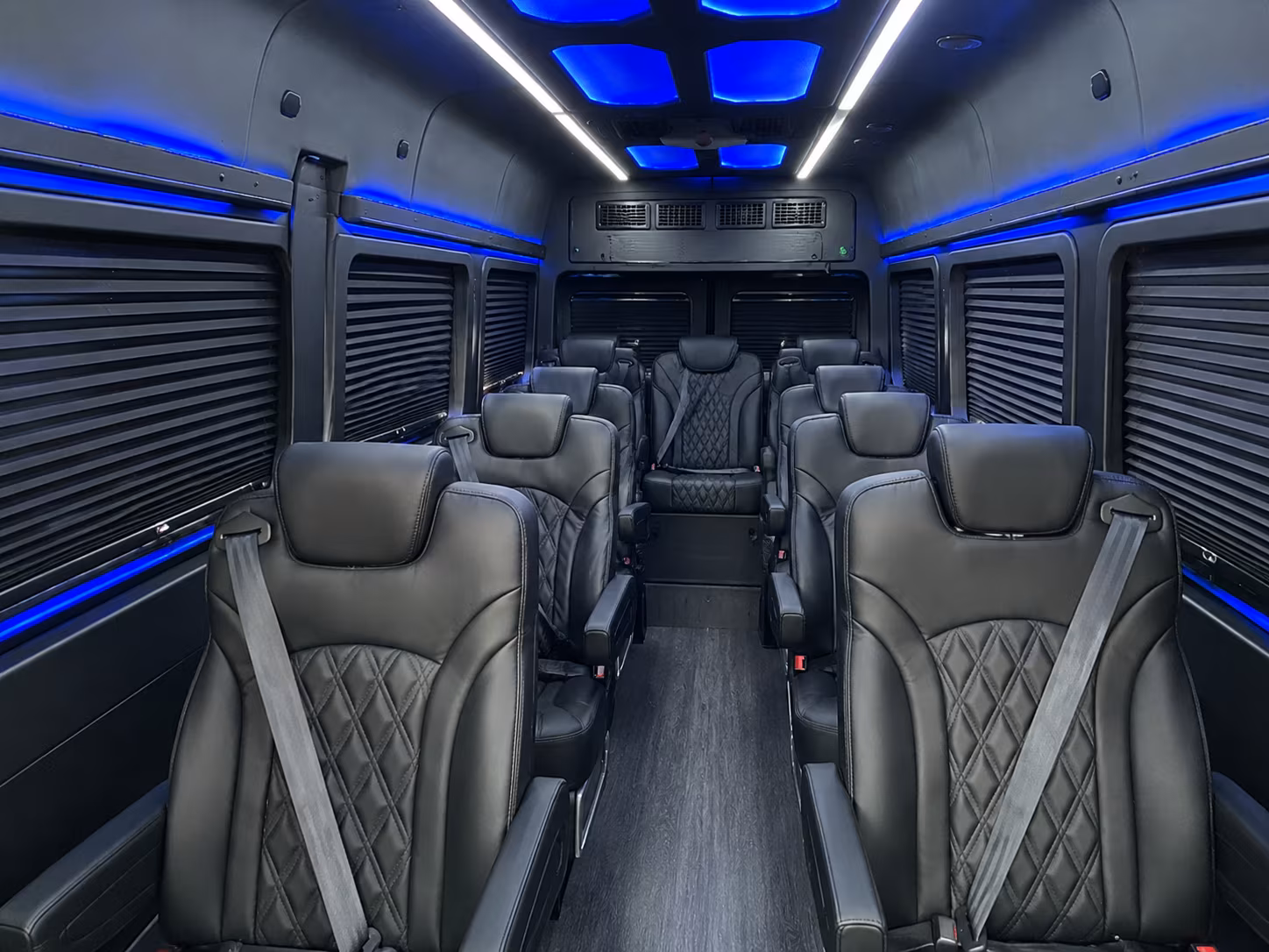 santa clarita sprinter van with driver interior